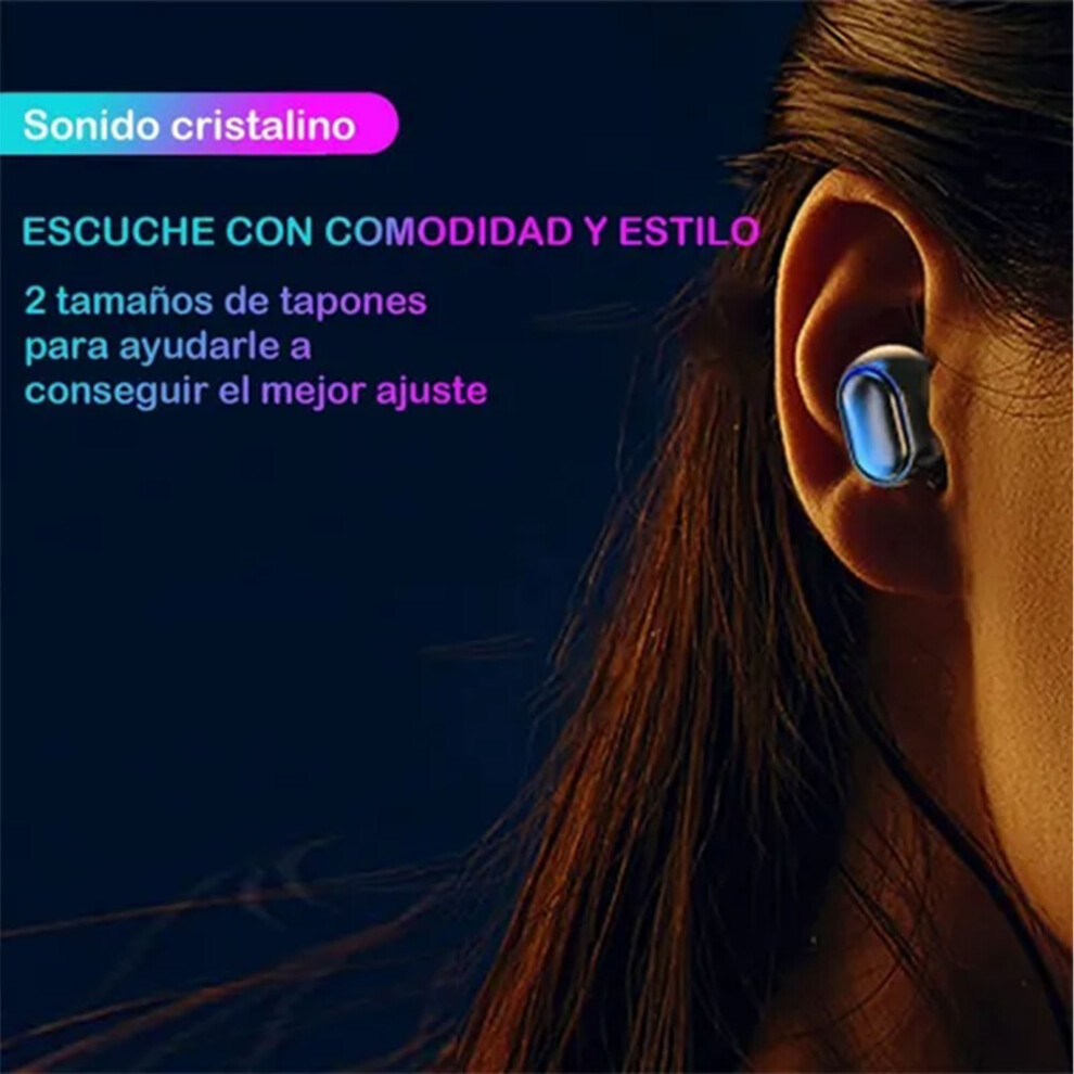 Wireless Bluetooth Earbuds Stereo Noise Reduction With 45Mah Battery Black 6931387632567