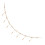 Wooden Photo Clips String with Beads Beige 1