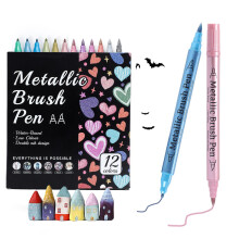 Acrylic Nail Paint Markers 12/24/36 Colors, Waterproof & Opaque, 12ml, DIY Nail Art Kit for Beginners (12pcs/Set)
