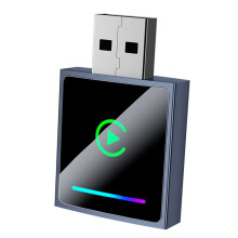 Wireless Carplay Adapter 2 in 1 USB Dongle Carplay & Android Auto Adapter Plug and Wired Carplay to Wireless