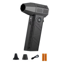 Turbo Fan C6 35000RPM Borstelloze Motor met LED-Lampje met Oplaaddisplay, Afneembare Accu en Vervangende Blazer