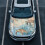 Vintage World Map Turtle Car Hood Cover Polyester 1