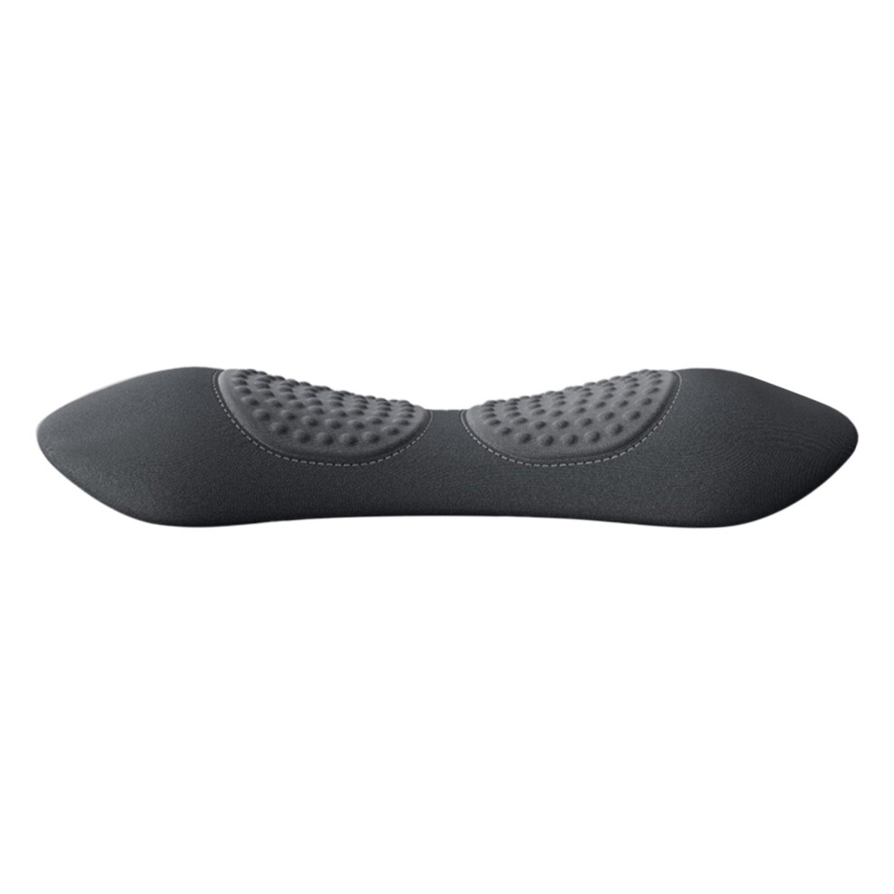 Black Triple Fusion Back Massager With Heat, Traction & Vibration Â Compatible With Neck & Shoulder (Black)