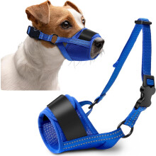 Soft Breathable Dog Muzzle for Large Breeds – Compatible with German Shepherd, Labrador, Golden Retriever – Anti-Barking, Anti-Chewing, Allows