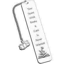 Cute Cat Bookmark Gifts for Cat Lovers, Women, Men, Kids – Compatible with All Books – Christmas, Birthday, Valentine's Day Stocking Stuffers