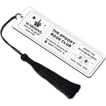Christmas Stocking Stuffer for Women & Teens: Spooky Ghost Bookmark – Compatible with Horror Book Lovers, Halloween Basket Gift