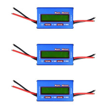 3PCS RC Watt Meter Wattmeter Tester Checker Balancer Charger RC Tools for Home Electrical Instruments Supplies
