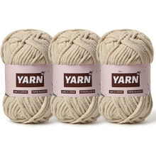 Plush Chenille Chunky Crochet Yarn - Baby Yarn for Crocheting Soft - Velvet Yarns Knitting for Blankets Crafts - Fluffy Amigurumi Yarns 50g / 65.6yd