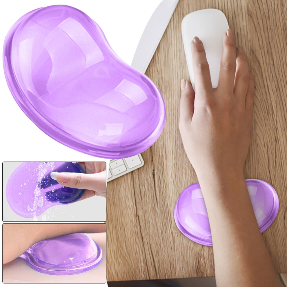 Heart-Shaped Silicone Gel Wrist Rest Â Translucent Ergonomic Mouse Pad For Computer & Office Â Compatible With All Mice 9122141104889