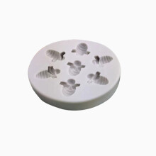 1pc Bumble Bee Silicone Mold for Fondant, Chocolate, Candy, Cookies – DIY Cupcake Hive Decor, Wedding Cake & Dessert Decorating