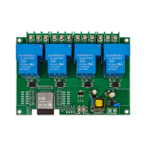 4 Channel Relay Module 5V/30A AC220V WIFI  Relay Module ESP32 Development Board