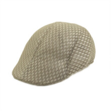 Heren zomerbaret, katoenen zonnehoed, platte pet, ademende mesh petten, visbaret