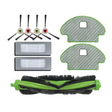 9PCS for Combo 111 / 113 R113840 Vacuum Cleaner Spare Parts Main Side Brush Hepa Filter Mop Cloth