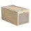 Extra Large Foldable Storage Bins, Stackable Linen Fabric Organizer Set with Handles & Clear Window (Beige, 18.5"x13.8"x11.8") 1