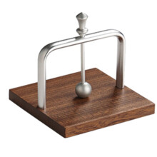 Modern Napkin Holder With Wooden Base Elegant Design For Dining Table Wood Metal Paper Towel Dispenser For Restaurant