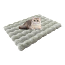 Pet Cushion Pad for Indoor Cats, Plush Pad Mat with Non-Slip Bottom, Winter Cat Mat Bed for Kittens, Small Dogs & Senior Pets