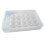 Egg Holder For Refrigerator, Deviled Egg Tray Carrier With Lid Fridge Egg Storage Stackable Plastic 1