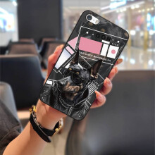 Cute Dirt-Resistant Silicone Phone Case Compatible with iPhone 5/5S/SE – Shockproof, Anti-Dust, Graffiti Cartoon Design