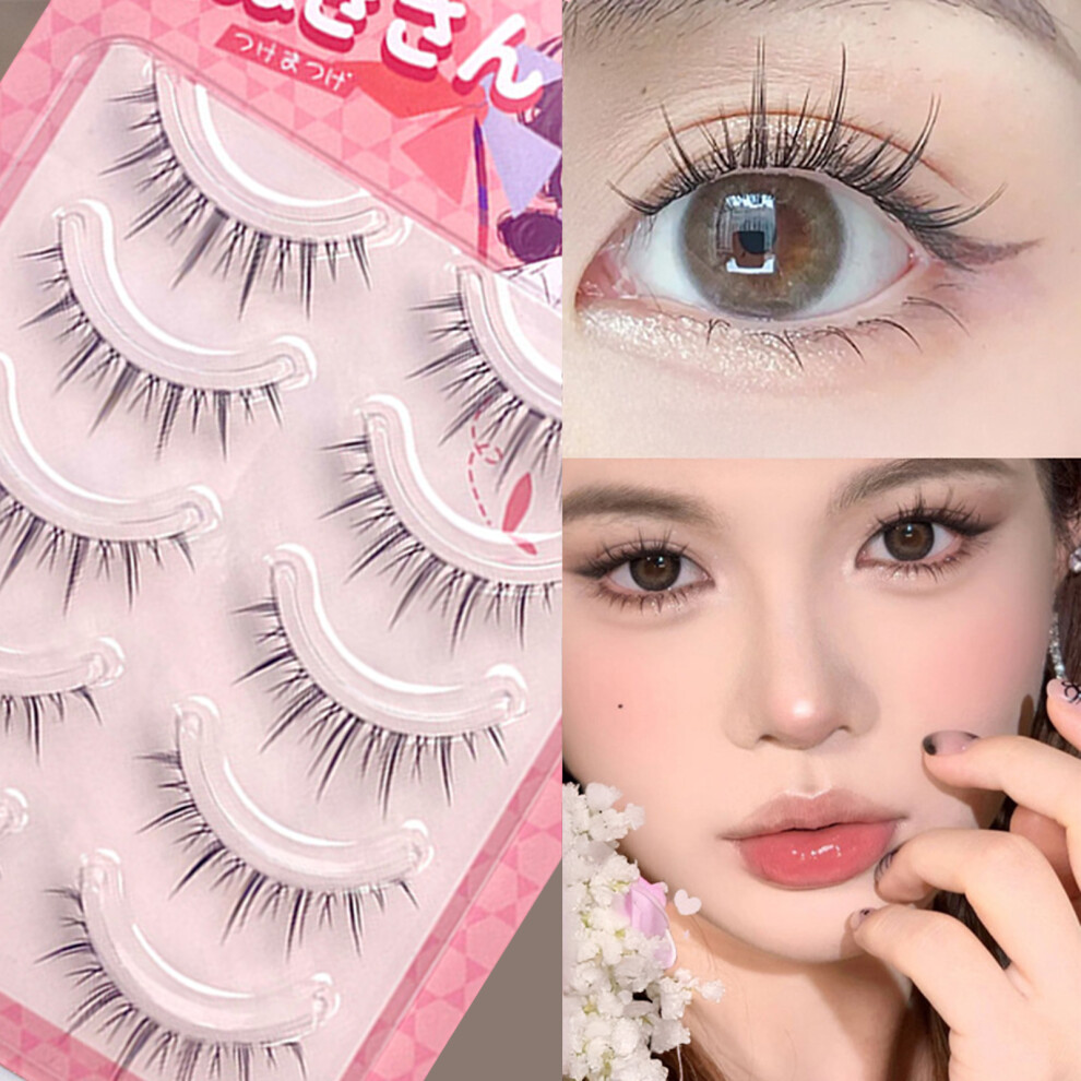Dcph-Clothing (A07) Natural Look False Eyelashes 5-Pair Set