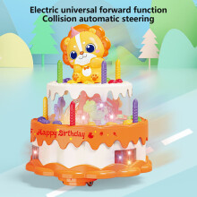 DIY Pretend Play Cake Toy, 40PC Cutting Birthday Party Set, Realistic Food Toy With Clicking Sound, Educational Gift For Toddlers Kids