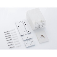 Windproof Clothesline for Laundry Drying 1Pack 8.5*6*12cm White Abs Stainless Steel