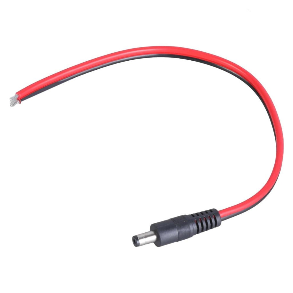 Honcll Dc5521 Male Power Pigtail Cable 14Awg 5.5X2.1mm Bare Wire For Cctv Led Strips 9132278067117