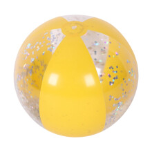 Uppblåsbara strandbollar i PVC, flytande vattenleksaker med glitter, genomskinliga sportbollar, lämpliga poolpartyn, perfekta sommarlekar