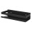 1Set Kitchen Spice Rack Black Rectangular 11.4X4.1X2.2in 304 Stainless Steel Wall Mounted Storage 1