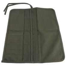 Art Painting Brush Roll-up Case Bag Holder (Green)
