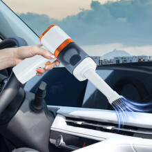 Mini USB Rechargeable Car Vacuum – Powerful Suction for Crevices, Keyboards & Tight Spaces, Compatible with 12V Cars