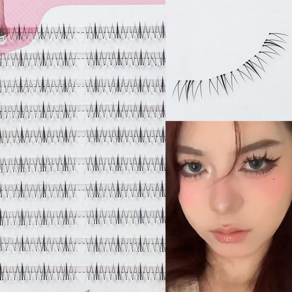 Dachuang Beauty (06) Lower Eyelash Clusters 4-7Mm For Weddings & Shows