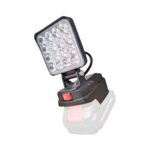 Compactly LED Work Light Charging With USB Power Output Foldable ABS Housing For 14.4-20V Lithium Batteries Lighting Tool