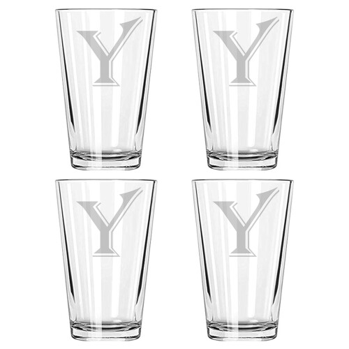Ensemble de 4 verres à bière (Y)