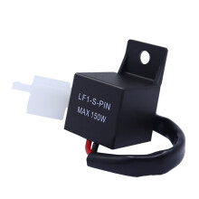 LED Turn Signal Relay for Motorcycles - 12V Operation, Stable Flashing Performance