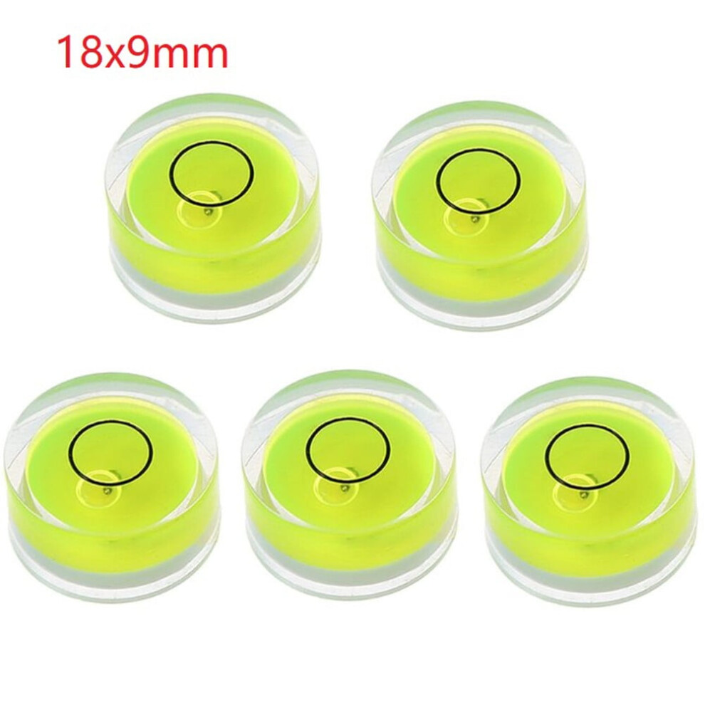 5Pcs Round Bubble Level For Spirit Level Bullseye Level Measurement Instrument 9043876434754