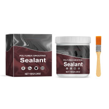High-Strength Polyurea Grout Sealer - Efficient Water Leakage Protection, Durable and Crack-Resistant for Various Surfaces, Includes Brush
