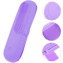 Porte-pinceaux de voyage en silicone, organisateur de pinceaux de maquillage, 1 ensemble