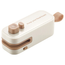 Mini sigillatrice per sacchetti 2 in 1 con taglierina e termosaldatrice ricaricabile, portatile per sacchetti di plastica/snack – Compatibile con