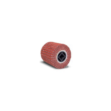 CintBllTer Contour SCT 4 in. Interleaf Stripping Flap Wheel Drum 80 Grit Finishing and Polishing Tool for Paint and Rust Removal