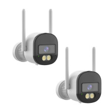 2 Stück Tuya 2K 4MP Sicherheitskamera CCTV Videoüberwachungskamera 2,4G/5G WiFi Al Detection IP-Kamera Life