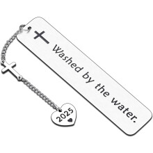 Christian Baptism & Confirmation Gifts for Men, Godchildren, Adults – 2025 Religious Bookmarks, Compatible with First Communion, Christening