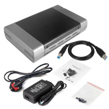 Boîtier pour Disque Dur SSD 5,25 Pouces USB 3.0 Vers , Compatible avec DVD, SSD, Disque Dur Externe, 16 Vitesses, Prise UE.