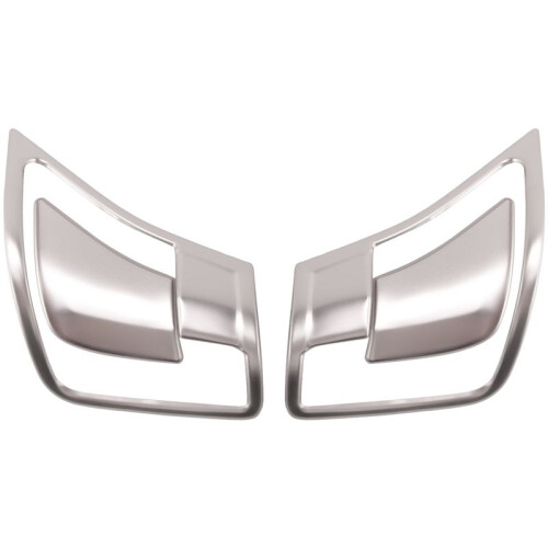 Car  Backrest Lock  Cover Trim for   E Coupe Class E200 E260 2009-2014 (Silver)