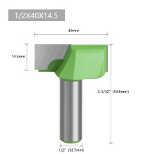 Carbide Cutters Router Bits 1PC 12.7mm Cleaning Bottom For Woodworking Milling Cutter Router Bit For Wood Tools