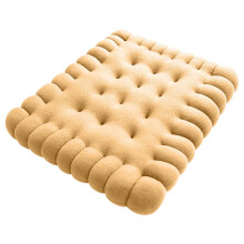 Coussin biscuit, coussin de sol en forme de biscuit, coussin de yoga biscuit pour le sol, matelas de sol en mousse, coussin de chaise confortable