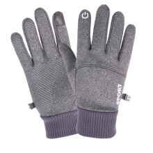 Lightweight Winter Gloves for Men Women, Cycling Gloves, Stretch Fleece Gloves with Touchscreen, Thermal Knit Lining Warm Gloves for Cold Weather