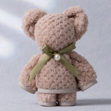 HJuyYuah Bear Towel Gift Box - Coral Velvet Soft Hand Towel for Wedding Companion Gift Birthday Souvenir, Lovely Bear Design