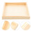 Topbathy Stackable Puzzle Sorting Trays Wooden 4 pcs 1
