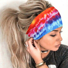 Bedrucktes Sport-Stirnband für Damen – Breites, weiches Yoga-Stirnband – Stil 6
