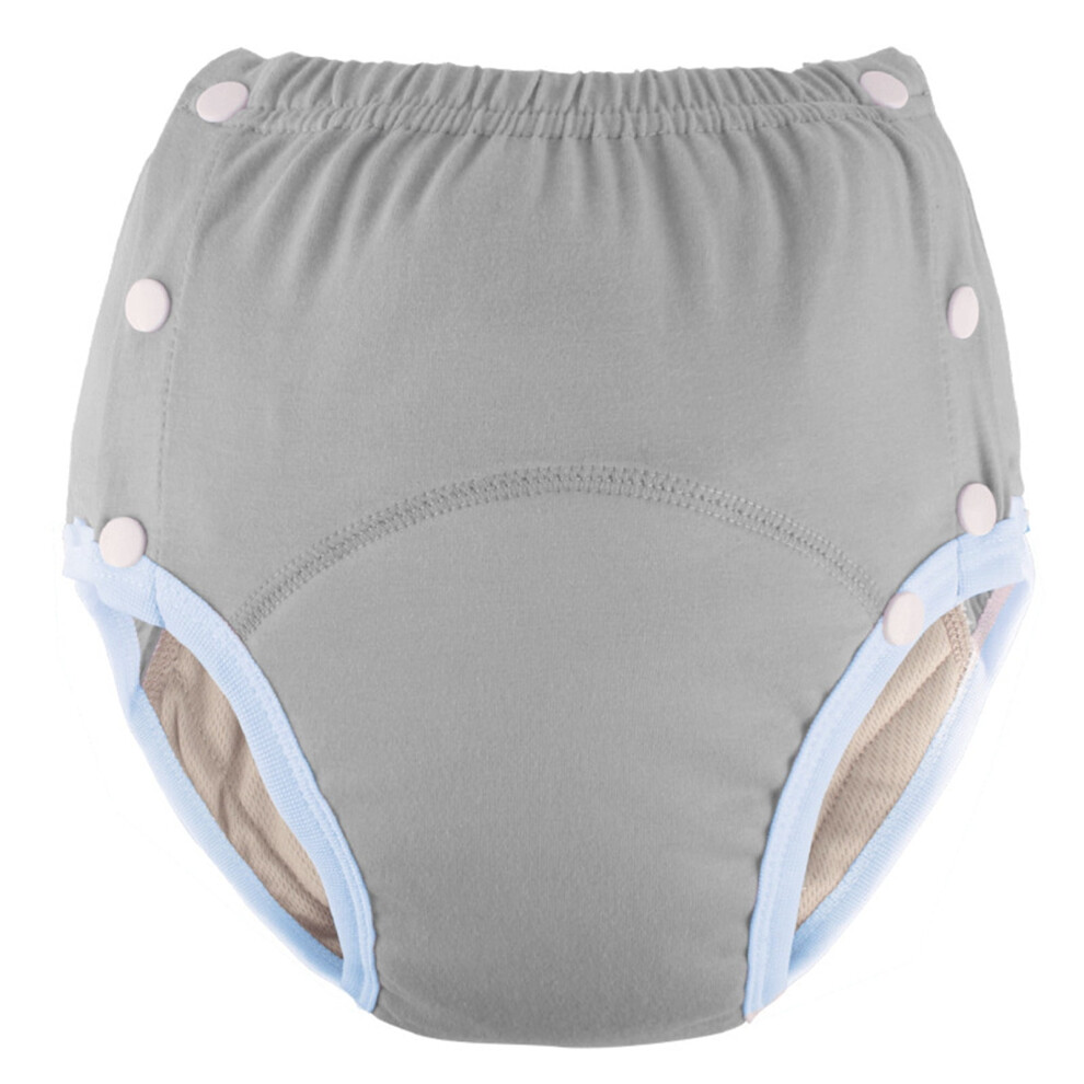 Adults Button Cloth Diaper Pants Washable Cotton Underpants Quick Dry Reusable Incontinences Underwear For Travel Home
